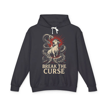 Break the Curse Roaring Lamb Christian Graphic Hoodie - Ctrl Alt Believe